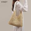 Viney Fashion Woven Straw Tote Bag