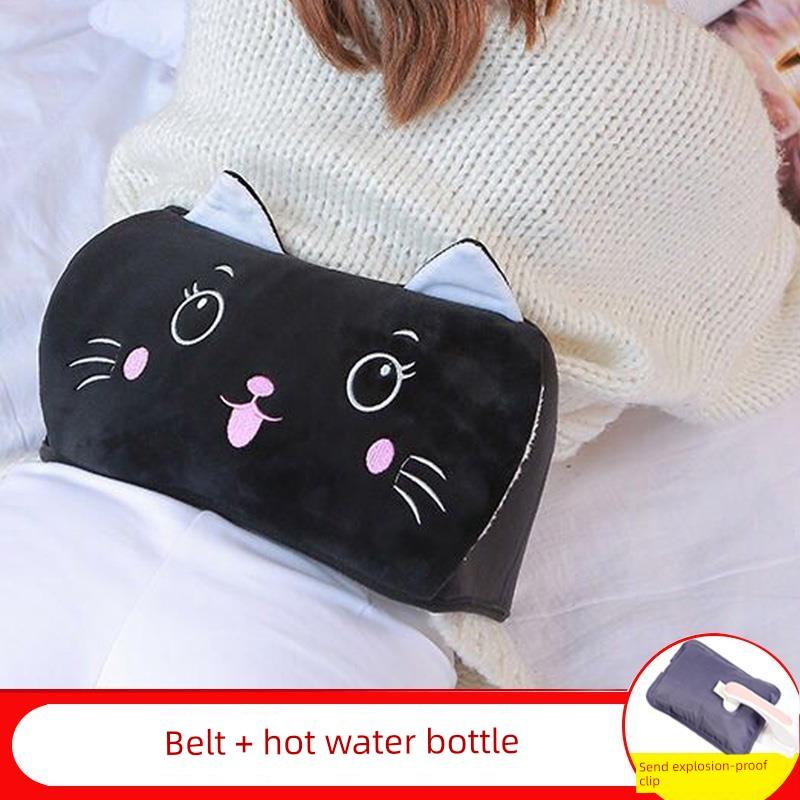 Water-Filled Explosion-Proof Electric Hot Water Bottle, Electric Heating Belt, Rechargeable Waist Warmer, Female Waist Warmer, Belly Warmer, Hand