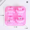 Cartoon Silicone Mold Baking Chocolate Soap Mould Cute Animal Cake Decorating Tool Cupcake Topper Kitchen Party Supply Gift