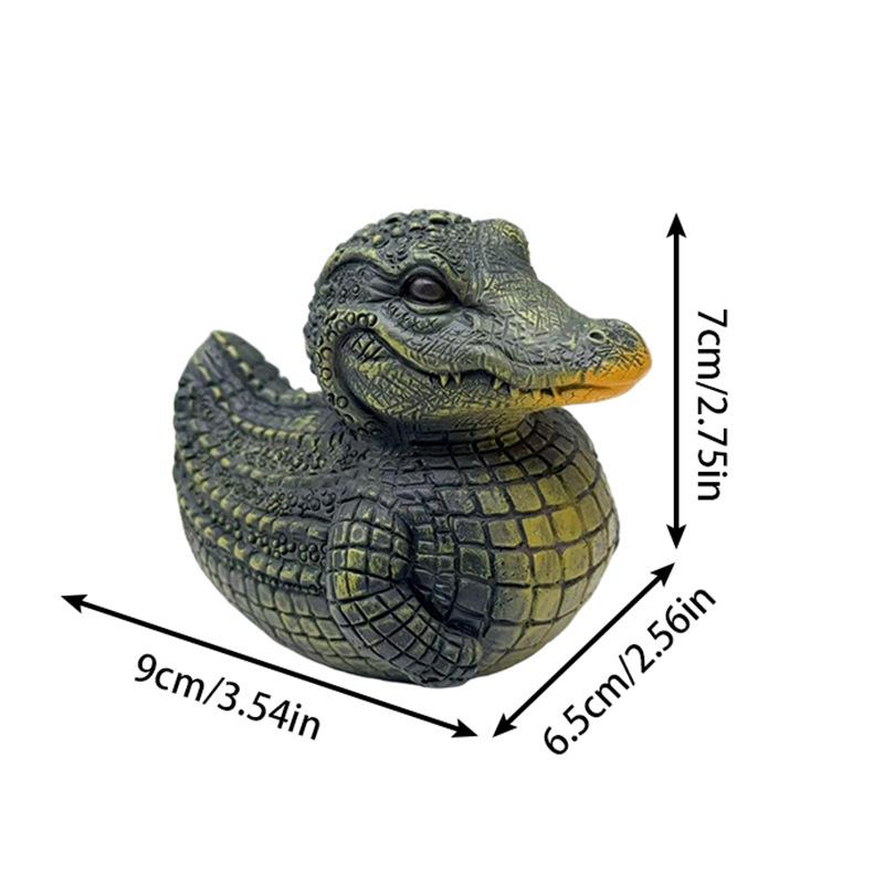 Resin Wildlife Ornament Nature Lover Gift Wildlife Owl Figurine Crocodile Resin Eagle Ornament Buffalo  Wildlife Duck Figurine