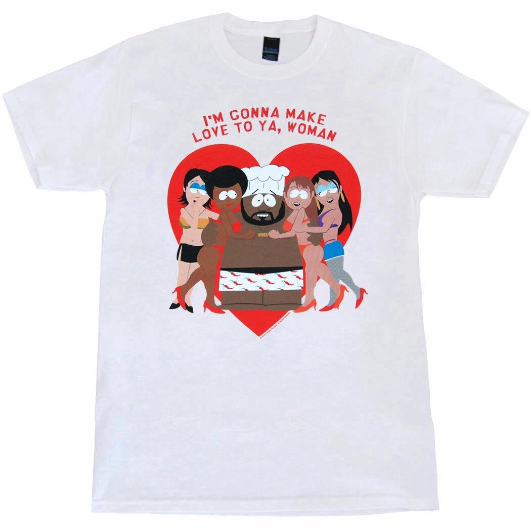 

South Park Chef Love 100% Cotton T-shirt Mens Tees Top XL