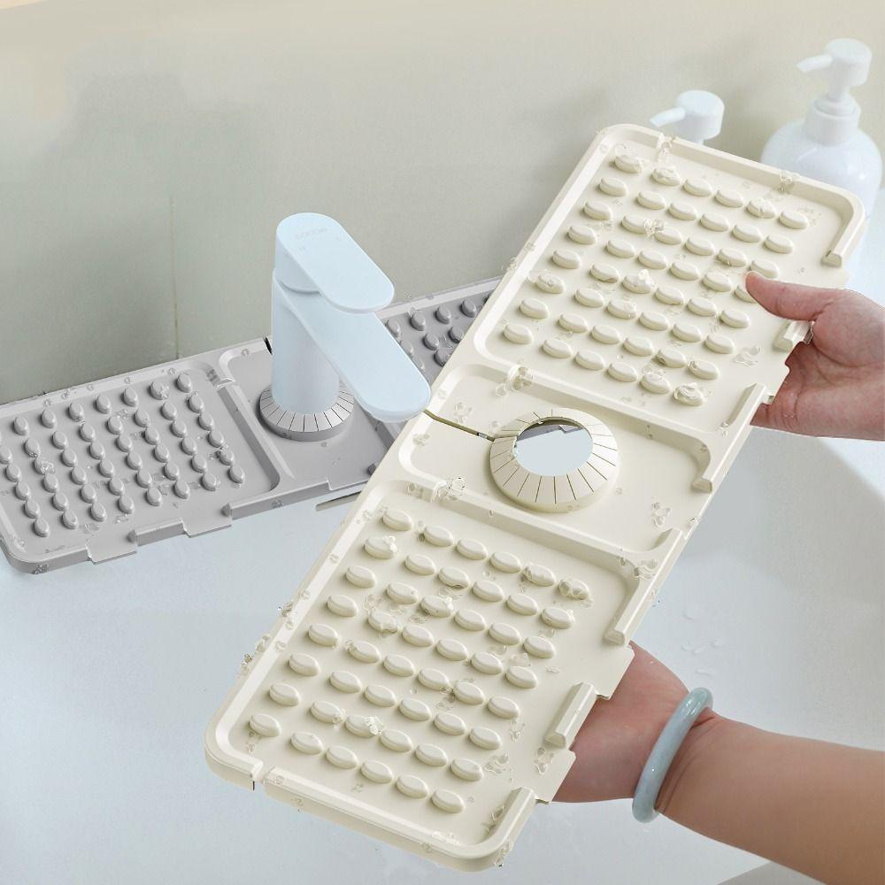 

Практичный силиконовый коврик для смесителя, новый защитный коврик для столешницы в ванной комнате