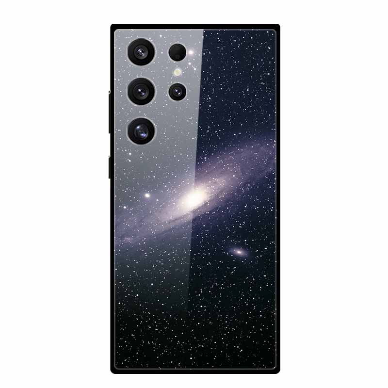 For Samsung S24 S25 Ultra Hard Tempered Glass Case Back Colorful Bumper For Samsung Galaxy S24 FE S 24 25 Cover S25 plus Funda Galaxy S25 Plus флуоресцентный зеленый