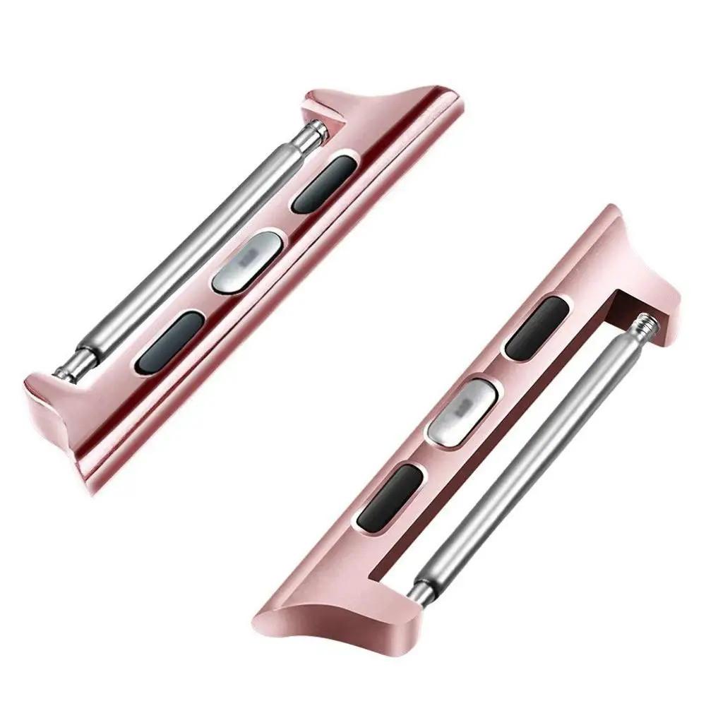 316L Stainless Steel Replacement Strap Adapter For Apple Watch Connectors Iwatch Lug Spring Bar Free Release Assemble Tool