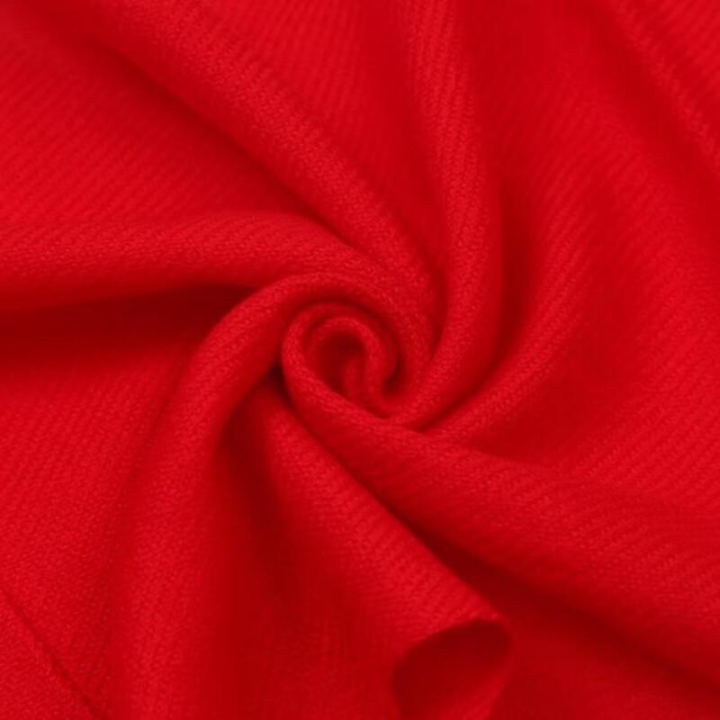 Warm Chinese Red Celebration Scarf