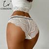 Women's Sexy Lace Briefs Bow Mid-rise Thin Underwear Comfort Breathable & Close-fitting Panties