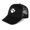 White Cat Paw Printed Sun Hat Adjustable Baseball Hat Multicolor Hip Hop Non Stretch Unisex for Tennis Mountaineering Outdoor