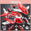 Toy Big Airplane Cars Vehicle Transport Passenger Simulate Plane Fire Gift Truck