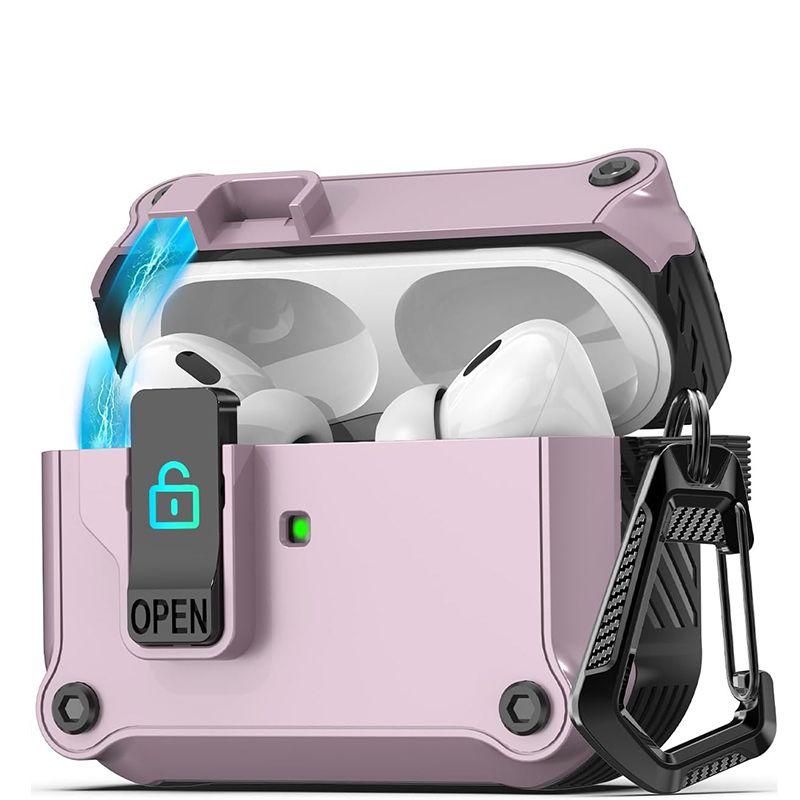 

AirPods Elastic Apple Huaqiang North Protective Case Airpods 3 Generation Purple [send Hook]]