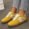 2026 New Retro Casual Platform Sneakers Round Toe Versatile Thick Sole Skate Shoes