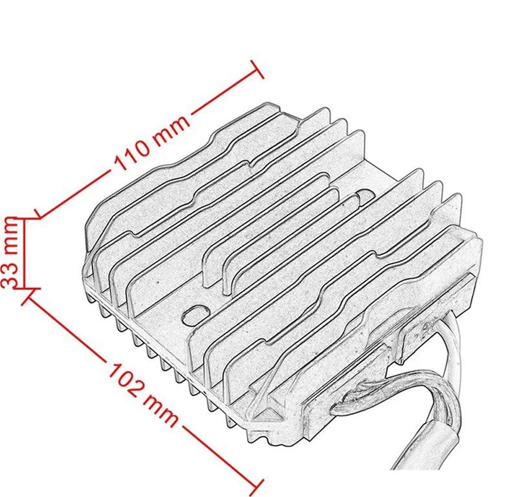 RECTIFIER Suzuki AN650 Bergman 650 Skywave 650 VLR1800 Boulevard C109R VL1500 Motorcycle Regulator Rectifier Motorcycle Voltage Stabilizer