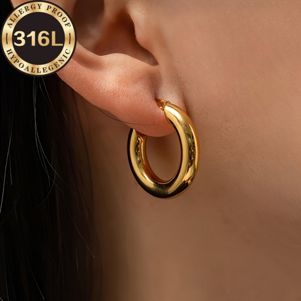 Premium Hypoallergenic Gold Earrings, Elegant Everyday & Party Accessories
