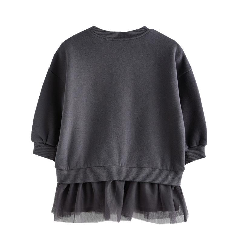 Dívčí svetr šaty s dlouhým rukávem - Princeznovský styl na jaro a podzim, Horký prodej v EU a USA