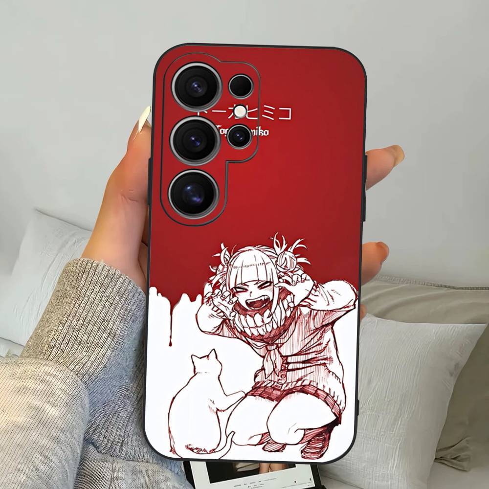Himiko Toga Boku No Hero Academia Phone Case For Samsung S 24 fe 25 Ultra plus 20 lite 21 30 22 23 24 22 Ultra 5G Fundas