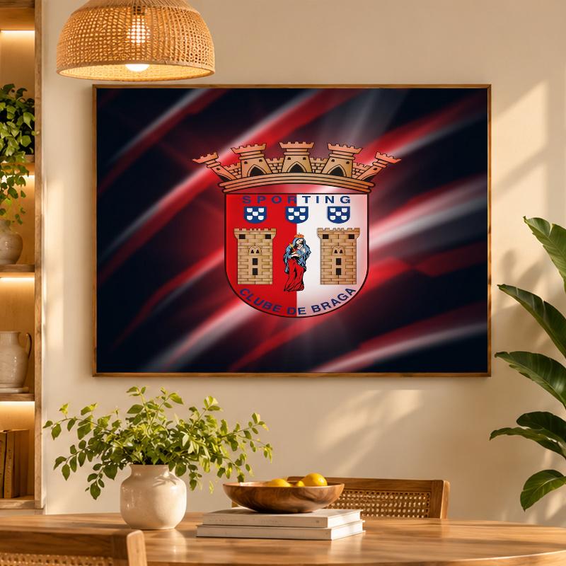 5D Diamond Painting Braga FC DIY Full Drill Diamond Art Kit Home Decoration