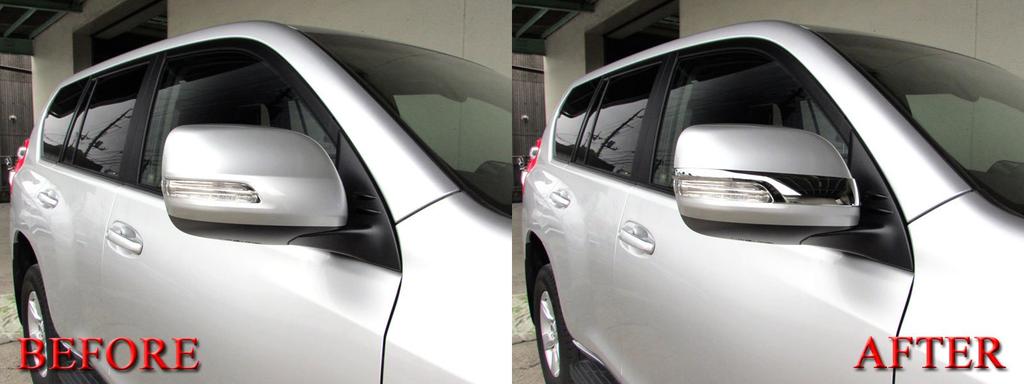 BRIGHTZ Prado 150 151 Chrome Door Mirror Blinker Rim GRJ150W GRJ151W GDJ150W GDJ151W TRJ150W GRJ150 GRJ151 GDJ150 GDJ151 TRJ150 GDJ TRJ GRJ J150 J151