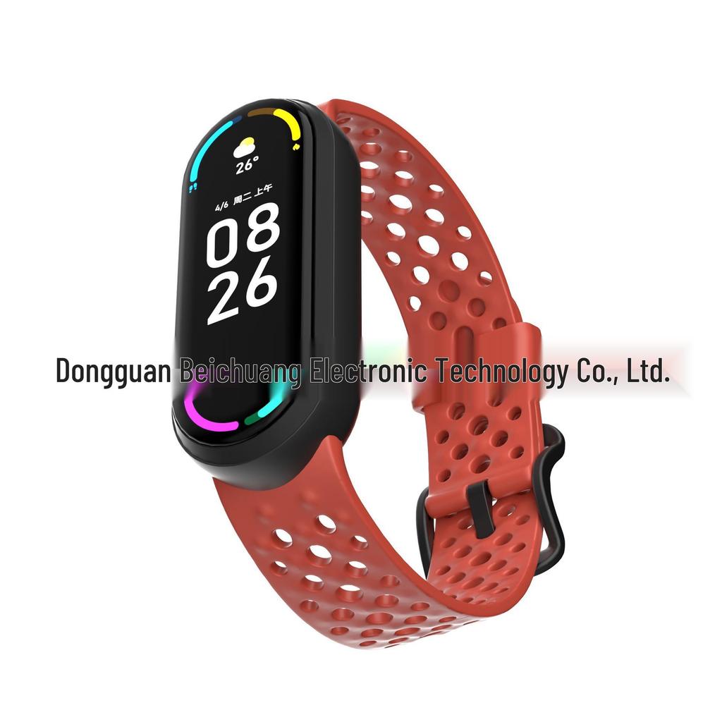 Silicone Strap with Cloud Hole Design for Xiaomi Mi Band 8/9/10