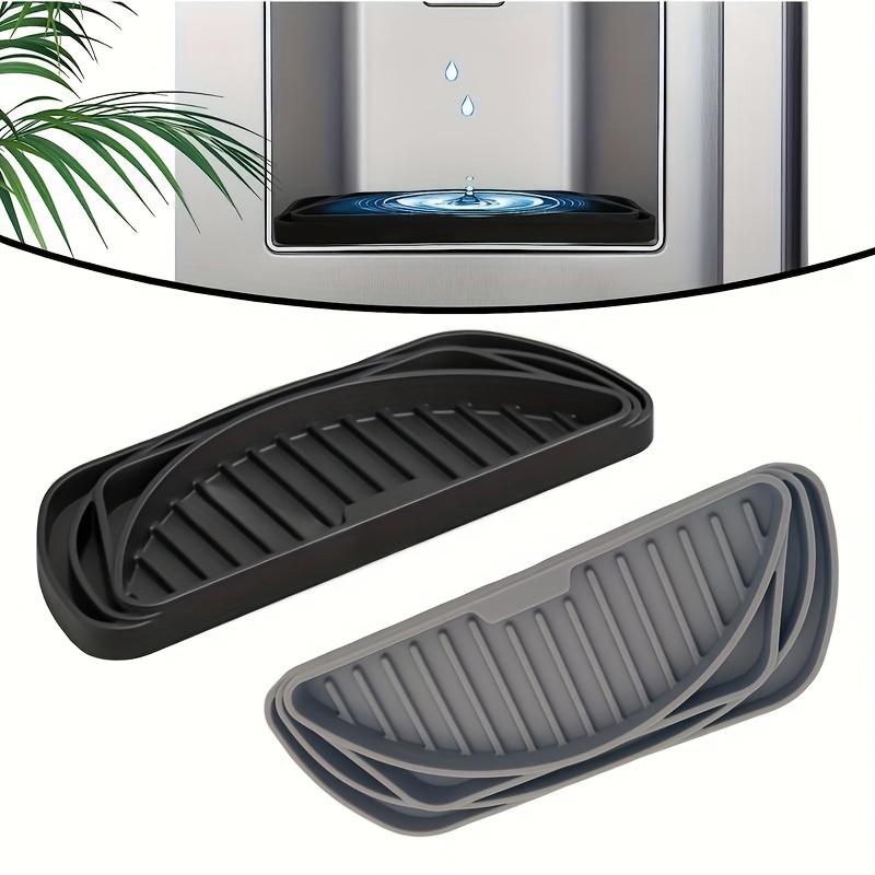 Silicone Refrigerator Drip Tray Reusable Kitchen Fridge Mat Anti Splash Overflow Drainage Catcher for Water Spills