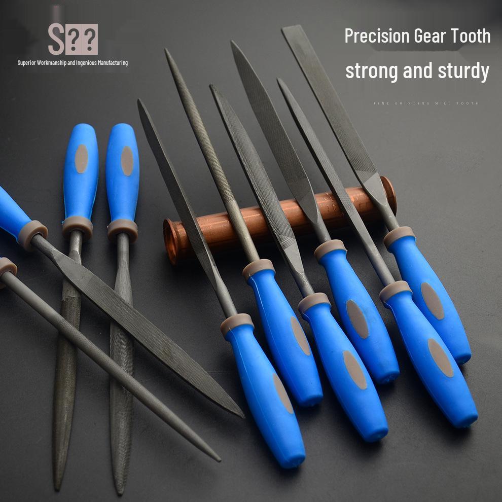 Assorted Steel File Set: Small Metalworking and Woodworking Tools