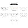 2024 Anti-Blue Light Metal Myopia Eyeglass Frames for Men & Women