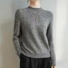 The New Long-sleeved Sweater Top with A Semi-high Neck and A Base Layer Makes You Look Slimmer and More Fashionable In Spring and Autumn