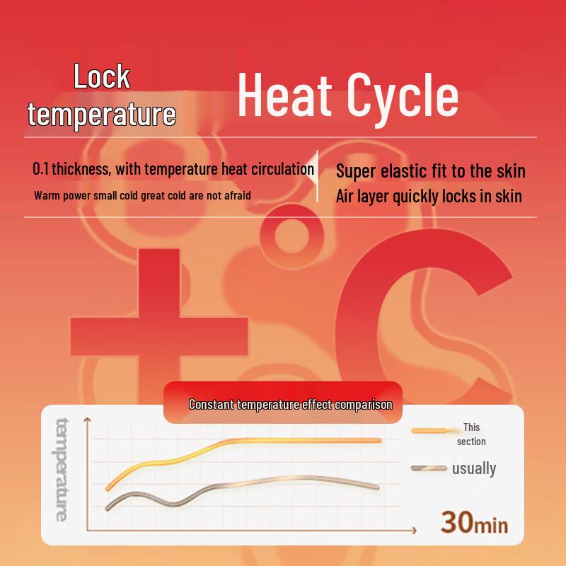 Mao Ren Men's Seamless Hyaluronic Acid Thermal Long Johns