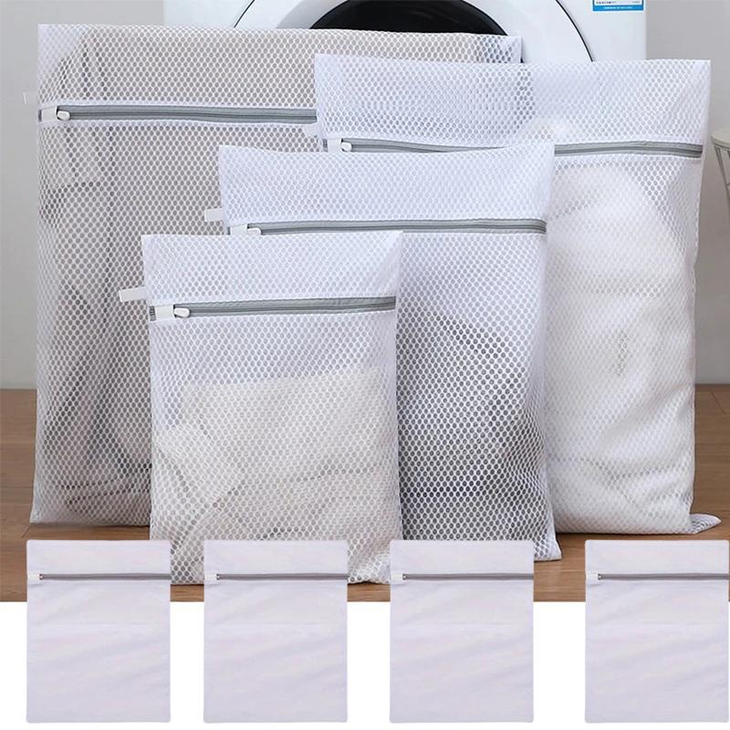 5/10Pcs Mesh Laundry Bags, Mesh Wash Bags, Durable Mesh Structure with Strong Zipper, Suitable for Underwear, Delicate Clothes