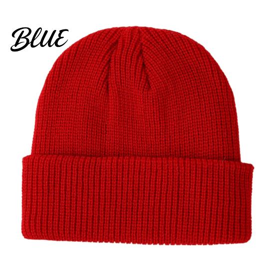 Fashionable Versatile Beanies Cap Windproof Hat Warm Winter Knitted for Kids Solid Color No Scratch
