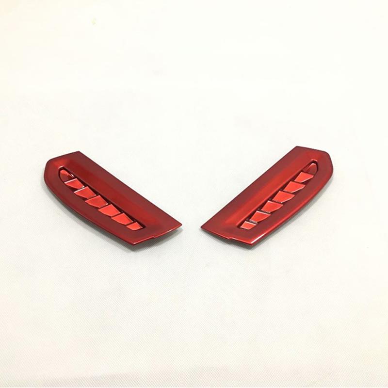 ABS Plastic Chrome For Toyota Camry 2018 Accessories Auto Styling Car Front Air Conditioner Outlet Vents Frame Cover