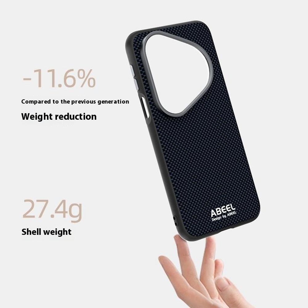ABEEL For Huawei Pura 80 Pro+/80 Pro Magnetic Case Printed PC TPU Aluminum Alloy Leather Phone Cover