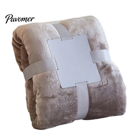 Lightweight Travel Blanket Solid Color Flannel Throw Blanket, Plush for Bed, Foldable Sofa, Couch, Soft Fuzzy Nap Sleeping All Seasons