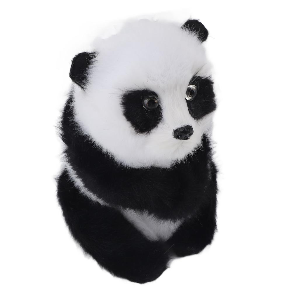 Plush Panda Toy Cute Panda Doll Animal Toy Ornament Desktop Decoration for Boys Girls Gift Birthday