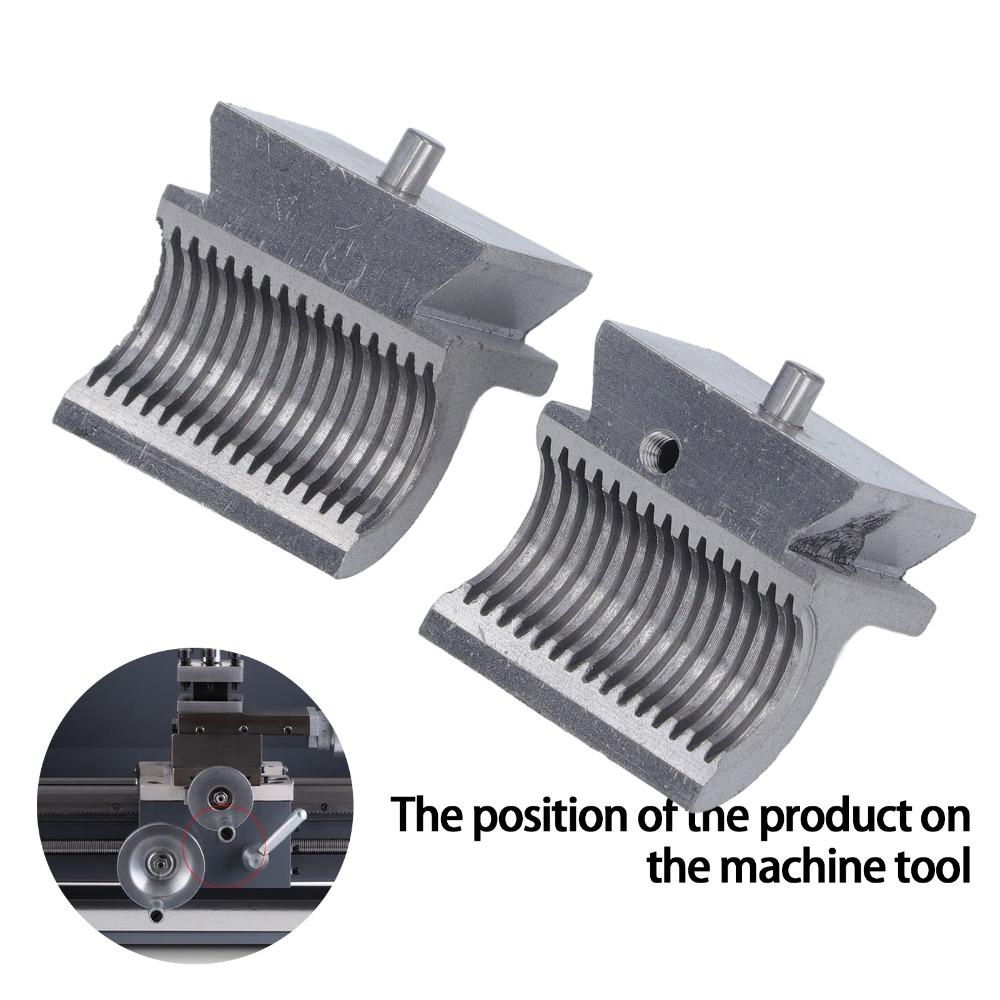 2 Stück Tr16x2,0mm Gewinde Drehmaschine Metrische Halbmuttern Hohe Präzision Halbmuttern Industrielle Befestigungselemente
