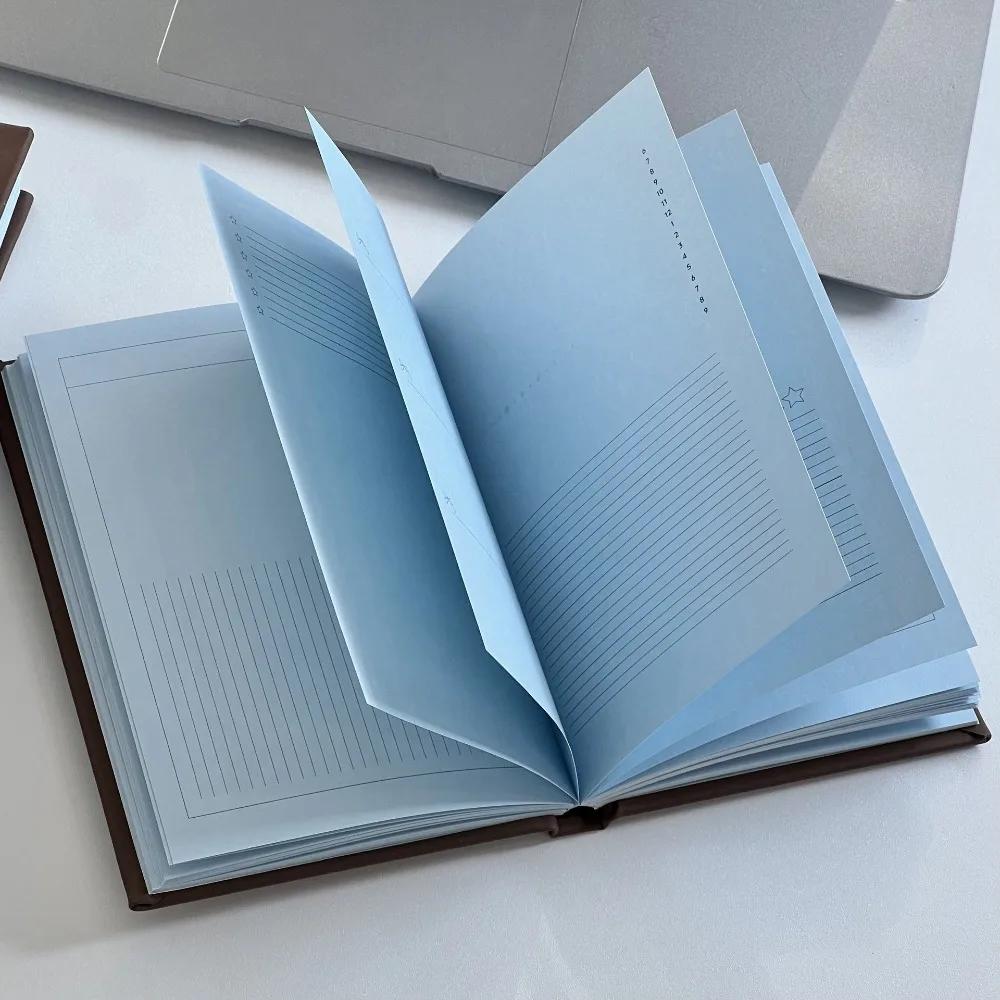 Kawaii A6 Notebook Hard Shell DIY Scrapbook Schedule Planner Book Chocolate Cover Travel Journal Gift