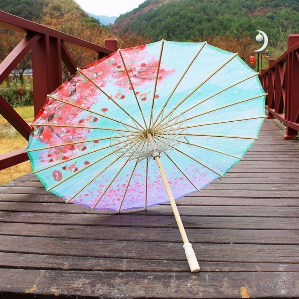 Chinese Antique Style Prop Dance Umbrella Classical Japan Style Umbrella  Dance Performance