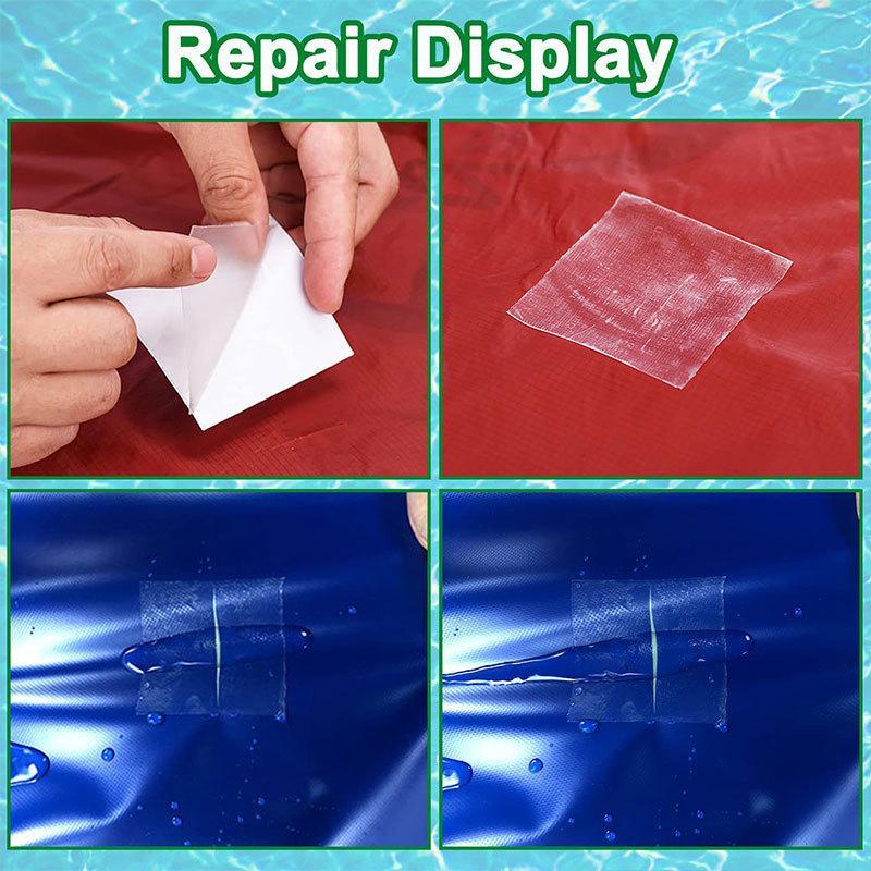 1 Rotolo Toppe di Riparazione Nastro TPU Toppe Riparatrici Per Giocattolo Gonfiabile Piscina Galleggiante Tenda Materasso ad Aria Impermeabile