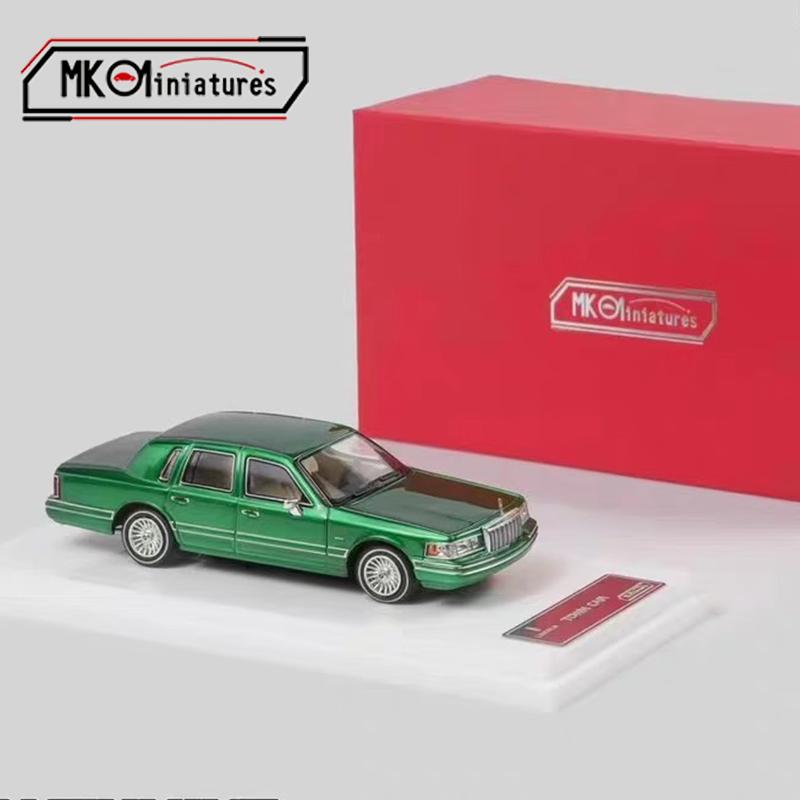 

Мк 1:64 Lincoln Town Car Apa-opo Hec Лимитированная серия Симуляция Сплав Масштабная литая модель Пользовательские игрушки Декоративные подарки