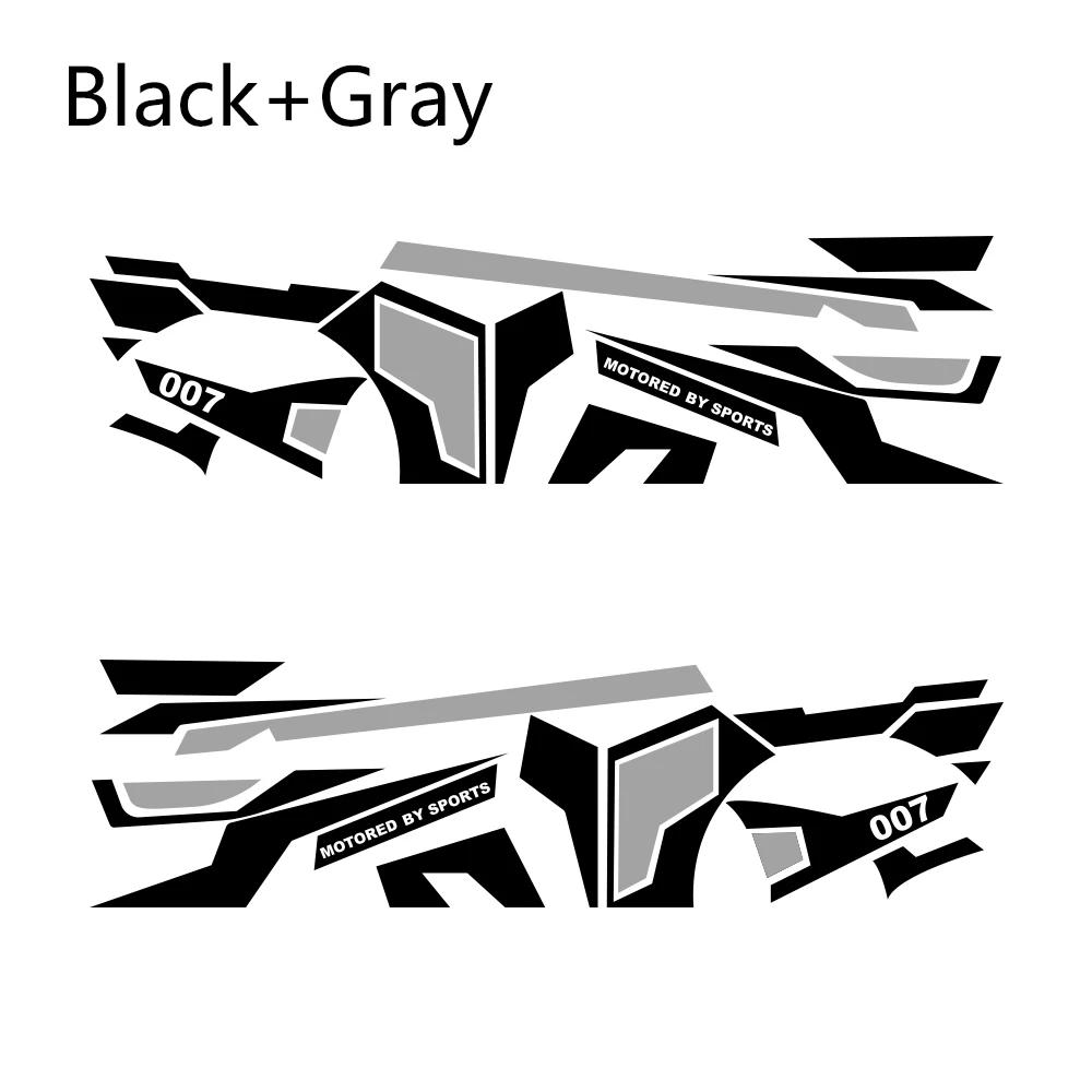 

Наклейки на кузов автомобіля Volkswagen BMW Seat Skoda Subaru Tesla Volvo Suzuki DIY Decor Vinyl Film Decors Tuning Car Accessories чорний колір сірий