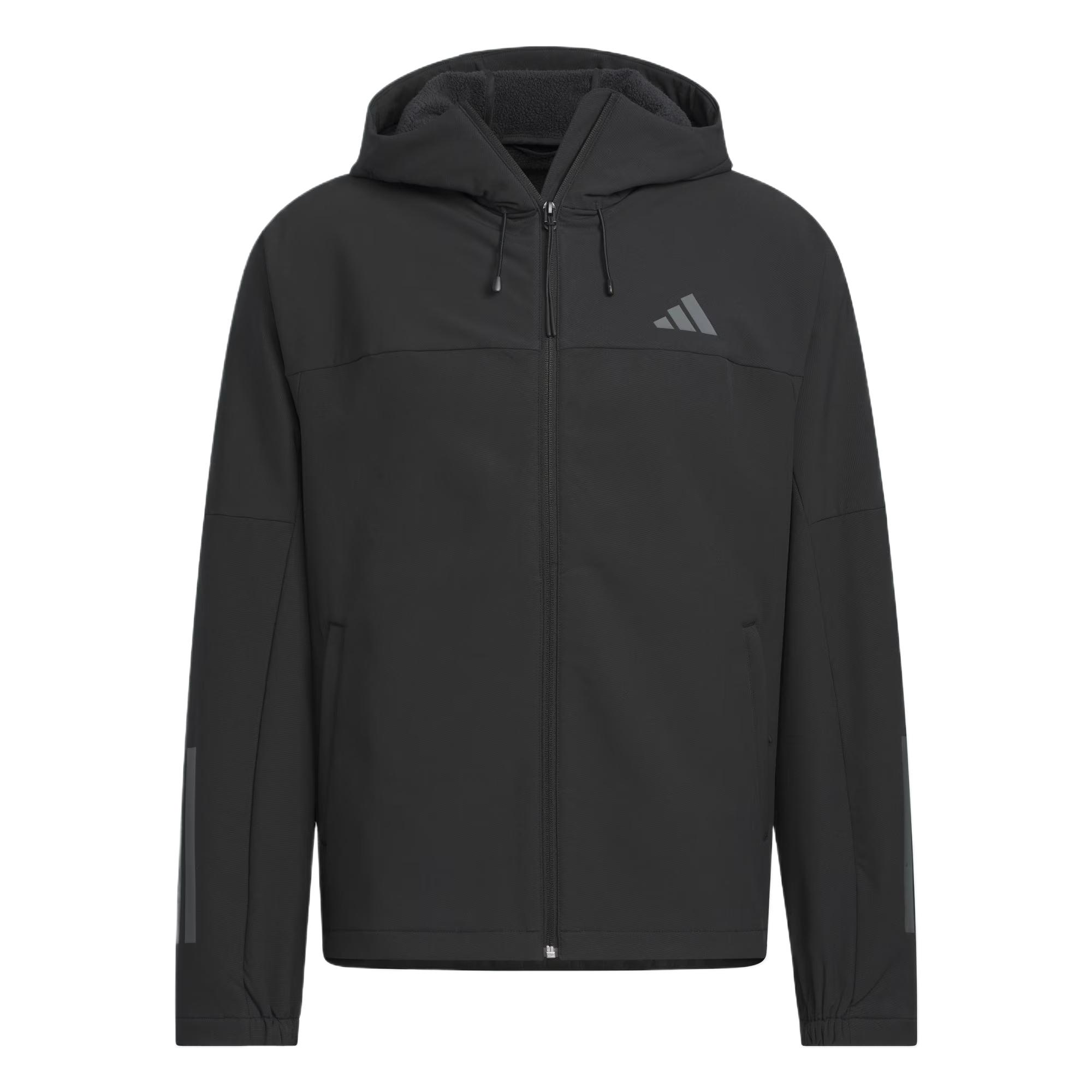 Adidas Soft Shell Hooded Jacket, Unisex Comfort Daily Outdoor Casual Outerwear KF5224 XL