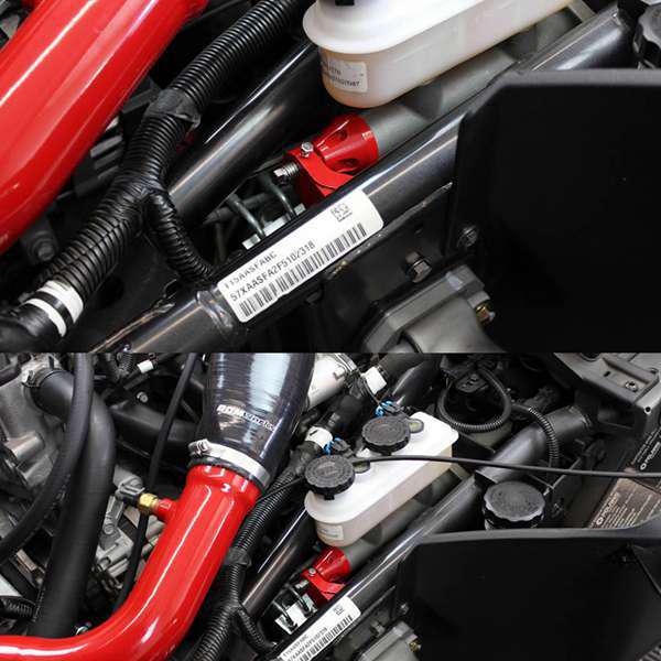 Adjustable Red Aluminum Master Cylinder Bracket for Polaris None