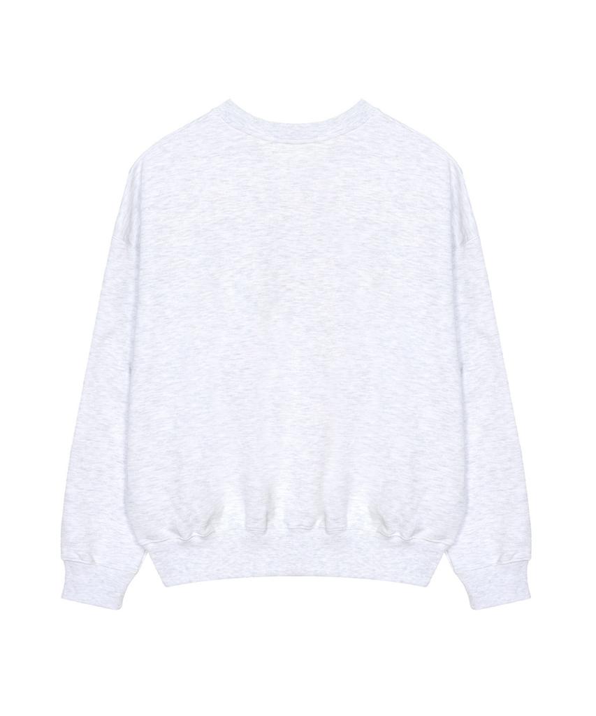 Nigaennikol Nicole Rose Printing Sweatshirt_Melange Pink