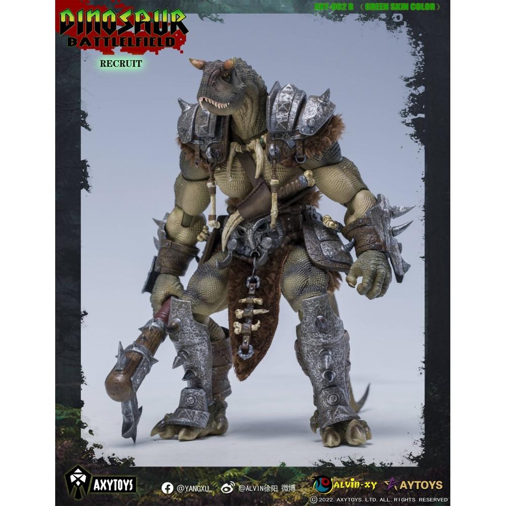 

Dinosaur Battlefield 1 12 Dinosaur Battlefield Axy002b Recruit Green