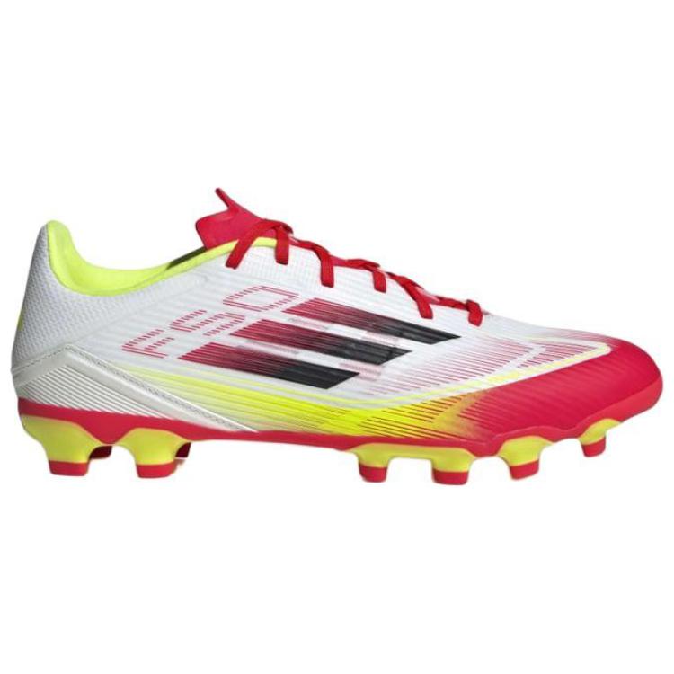 Adidas F50 League Comfortable Versatile AG HG Anti-Slip Durable Football Shoes Men Football Shoes White Red IE1235