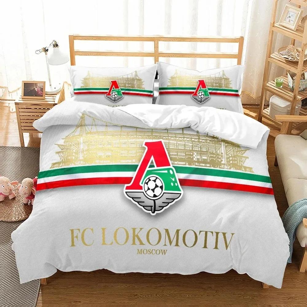 Rusion Socer Premier Beding Set Young Boys Young Girls Twin Quen Sized Dimensions Soft Duvet Cover Pilowcase Bed Young Boys Adult People Fashion Home