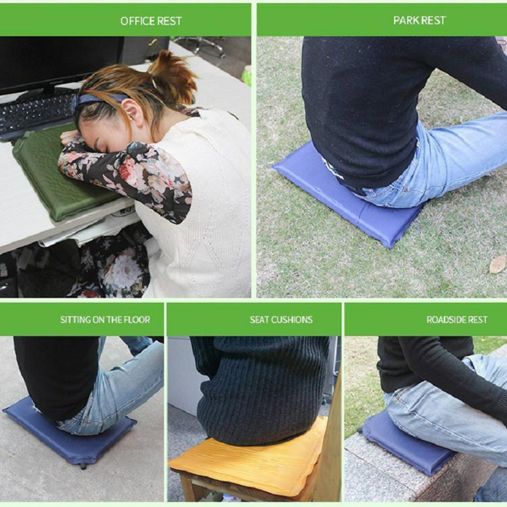 Selvoppblåsende stadionsetepute for reise, camping, ryggsekktur