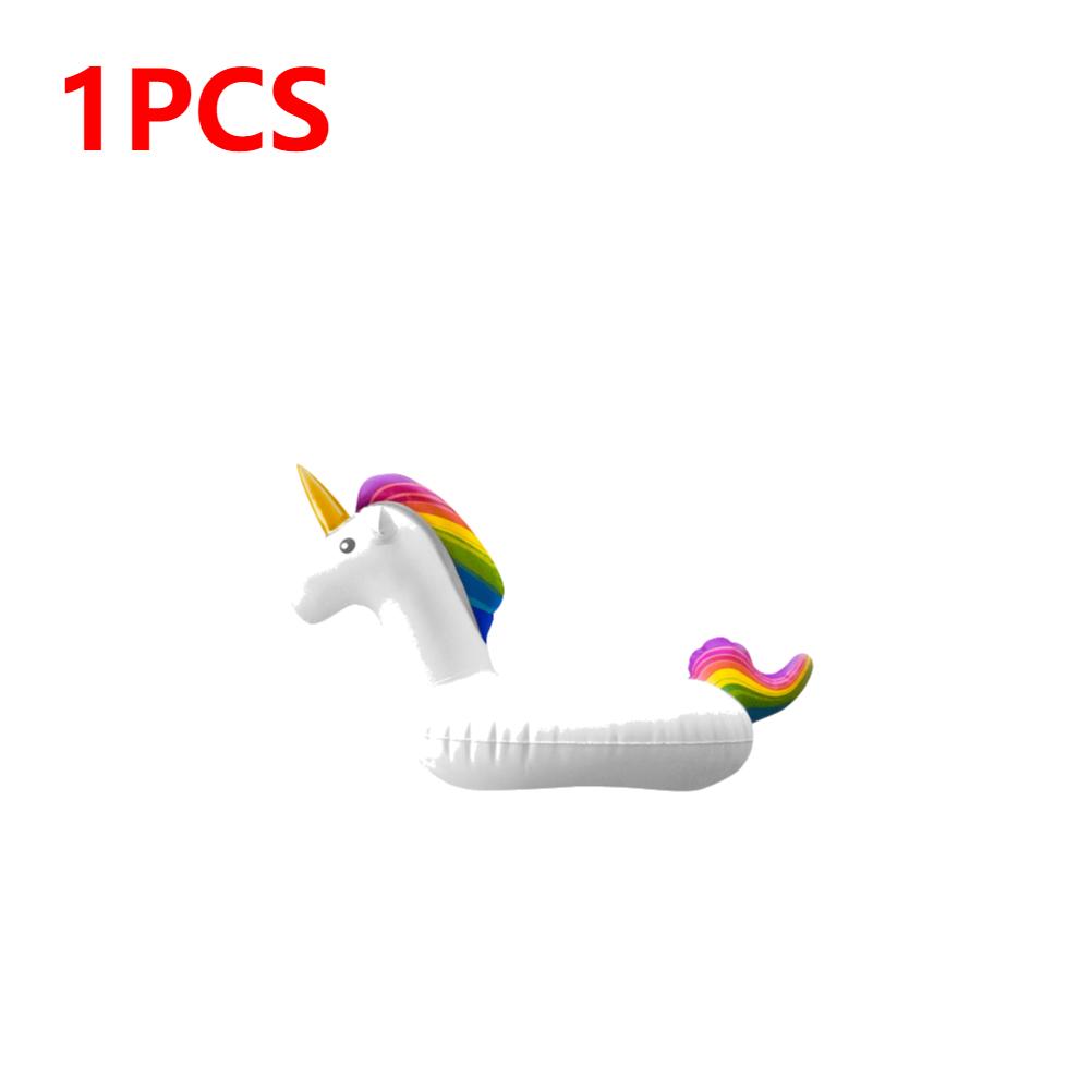 1-5PCS Inflatable Cup Holder Coconut Tree Style Inflatable Drink Coasters Cup Holder Float Cup Stand Pool Accessories