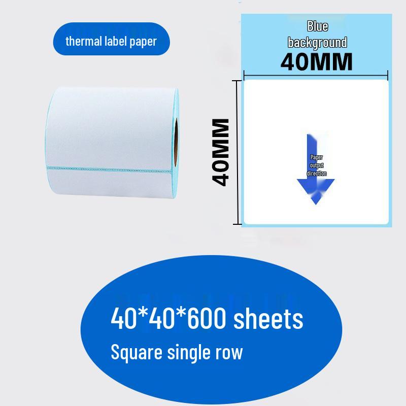 Durable Self-Adhesive Thermal Label Paper for Electronic Scales - Barcode Stickers (Sizes: 80x60, 50x40, 30)
