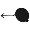Car Front Bumper Tow Eye Hook Cover Cap Fit for Hyundai Elantra Sedan 2011-2013 86588-3X000