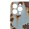 Vintage Rust Look Phone Case Industrial Iron Inspired Shockproof TPU Phone Cover for Iphone 15/14/13/12/11 ProMax