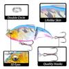 7.5cm/10g Two-Section Floating Minnow Lure: Multi-Section Bionic Bait for Long Cast Fishing.